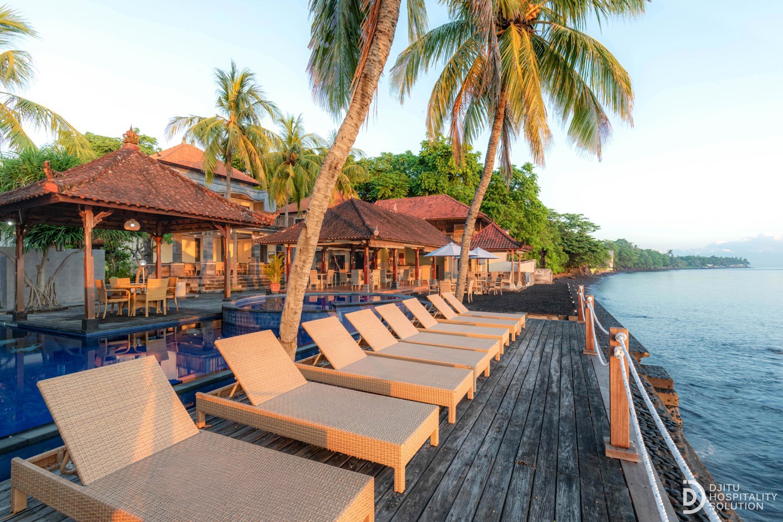 Paradise Palm Beach Tulamben, properti yang dikelola bersama Djitu Hospitality Solution
